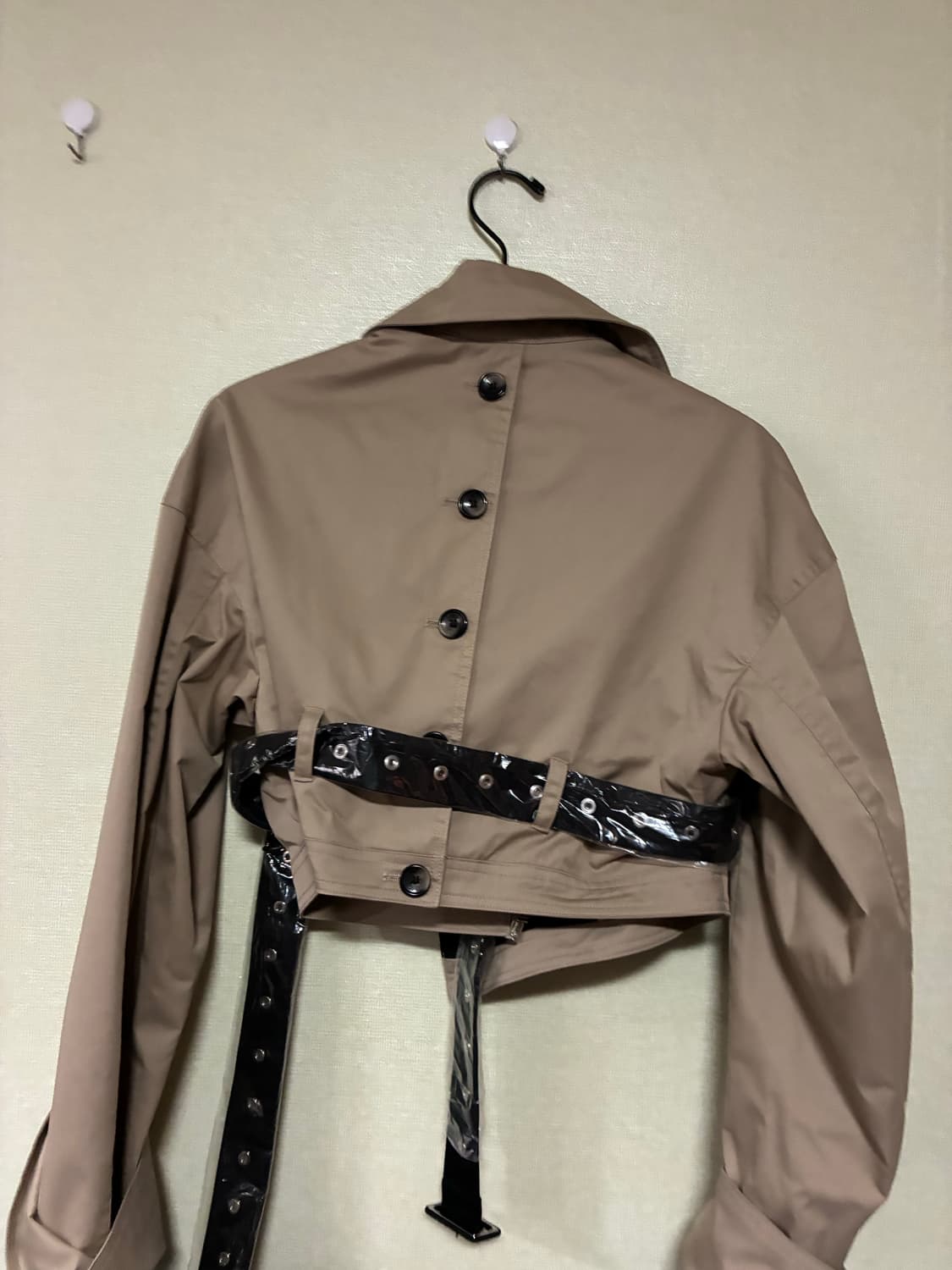 무배 H&M rokh 크롭트 트윌 자켓 새상품 상품이미지2