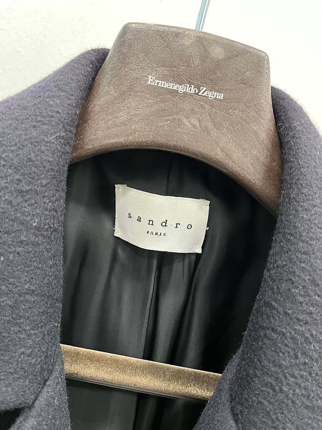 100) 산드로 울 롱코트  상품이미지3