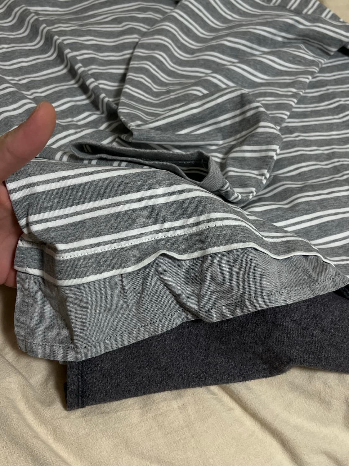 alexander Lee Chang 그런지 스트라이프 후디 롱슬리브 상품이미지7