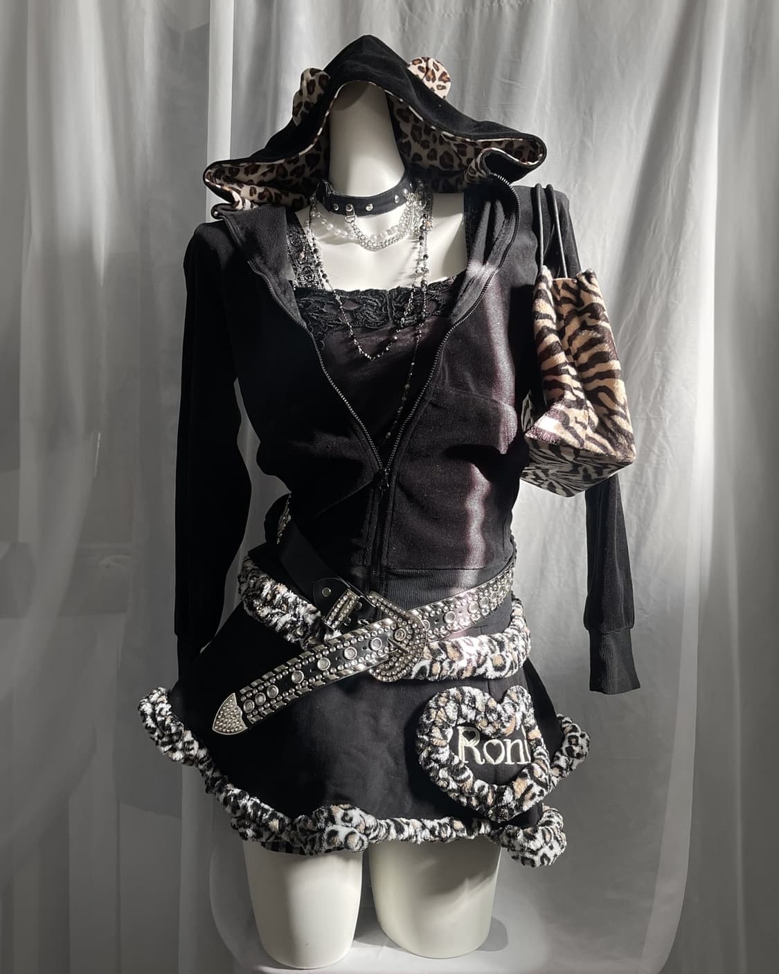 애니멀 플리스 집업 상품이미지1