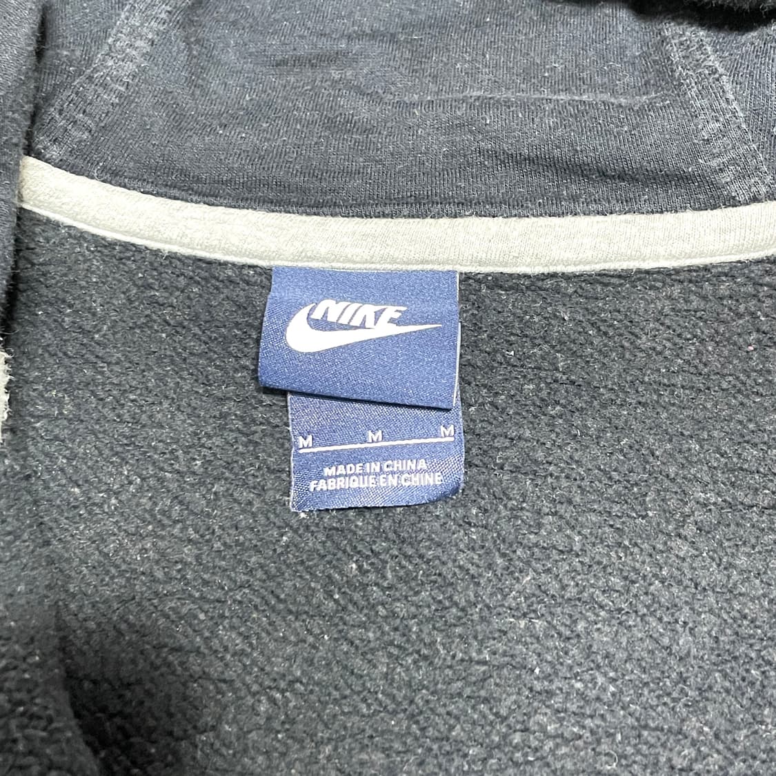 나이키 블랙 하이넥 후드집업 남성M 상품이미지6