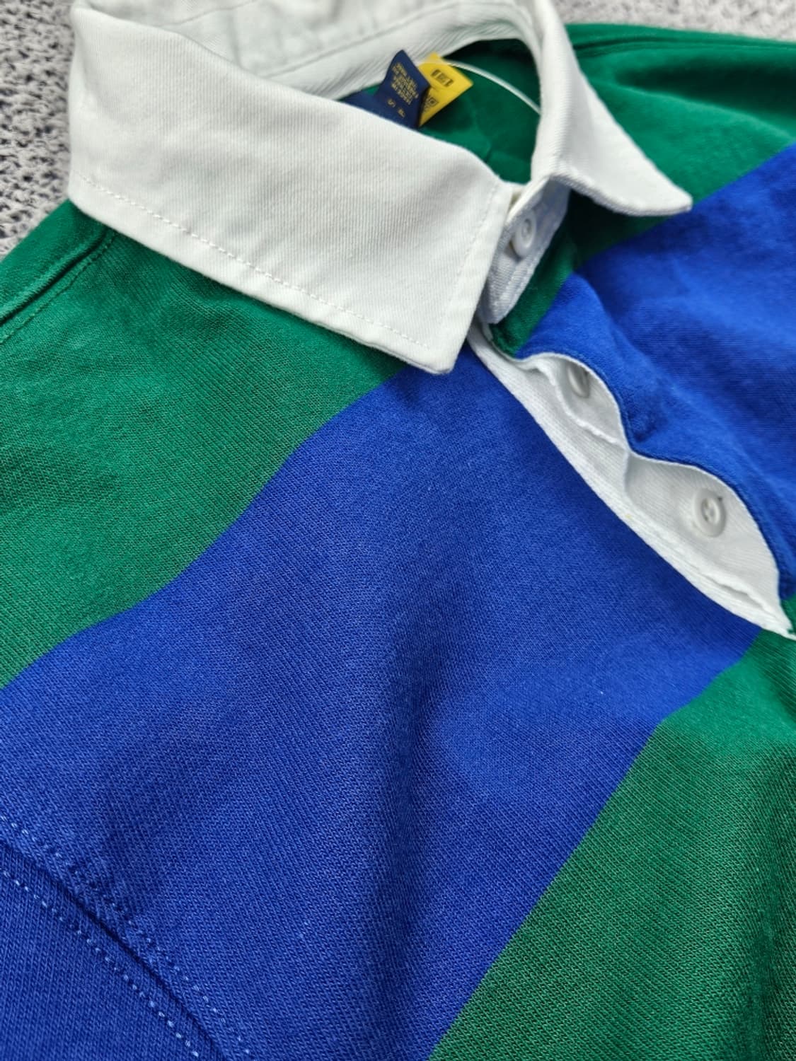 폴로랄프로렌 클래식 핏 스트라이프 럭비 티셔츠 ( S ) / 11659 상품이미지8