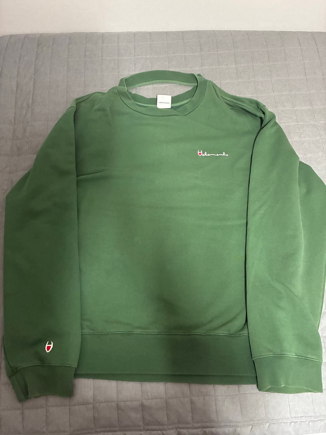 [M] 베트멍 폴리자이 챔피언 패러디 리버시블 맨투맨 크루넥 상품이미지2