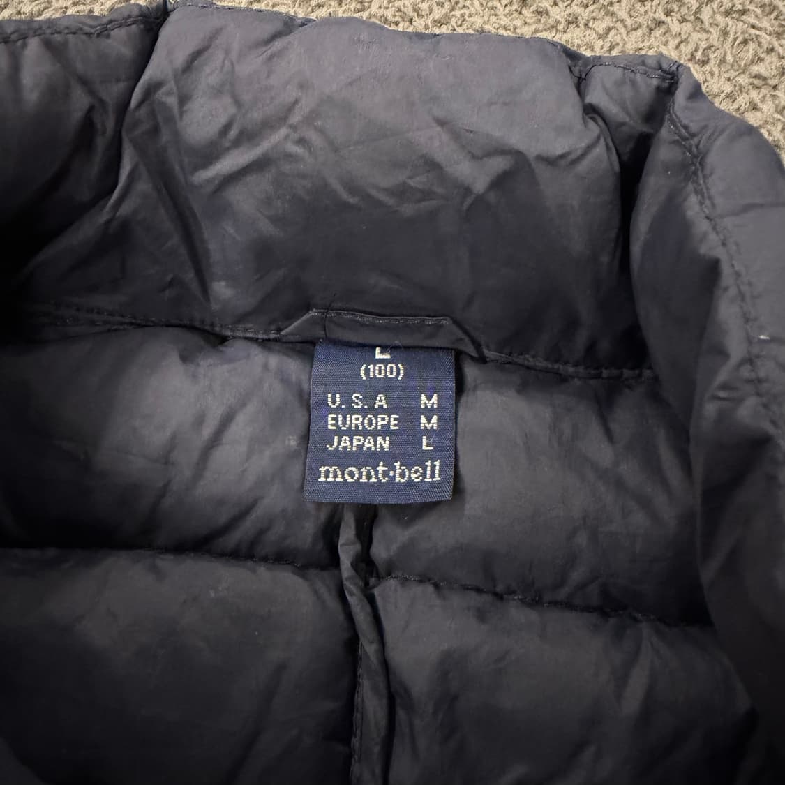 [ 정품/L ] 몽벨 고프고어 구스다운 경량패딩 상품이미지5