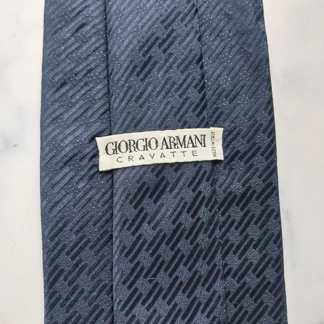 조르지오 아르마니 실크 자카드 패턴 넥타이 9.8cm A+등급 K2244 상품이미지8