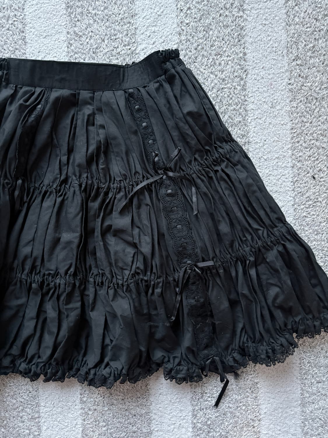 리본 러플 스커트 상품이미지2