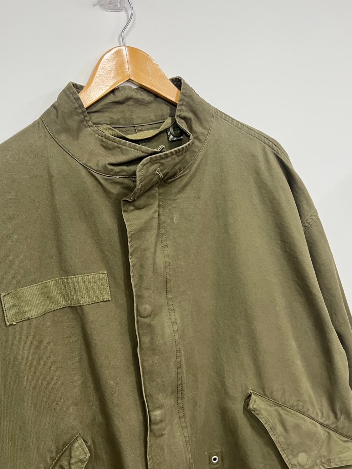 라퍼지스토어 피쉬테일 카키 롱 야상 파카  상품이미지2