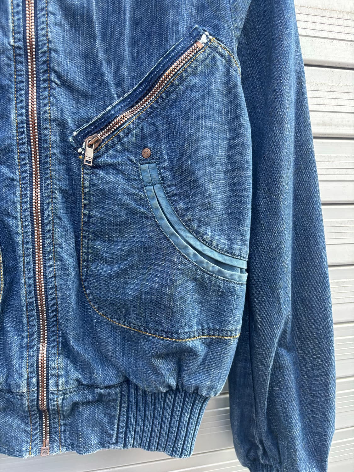 Diesel Y2K Patch Crop Denim Jacket 상품이미지4