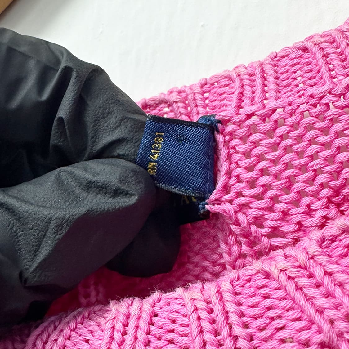 폴로 랄프로렌 라운드넥 크루넥 케이블 니트 코튼 스웨터 여성 S 상품이미지5