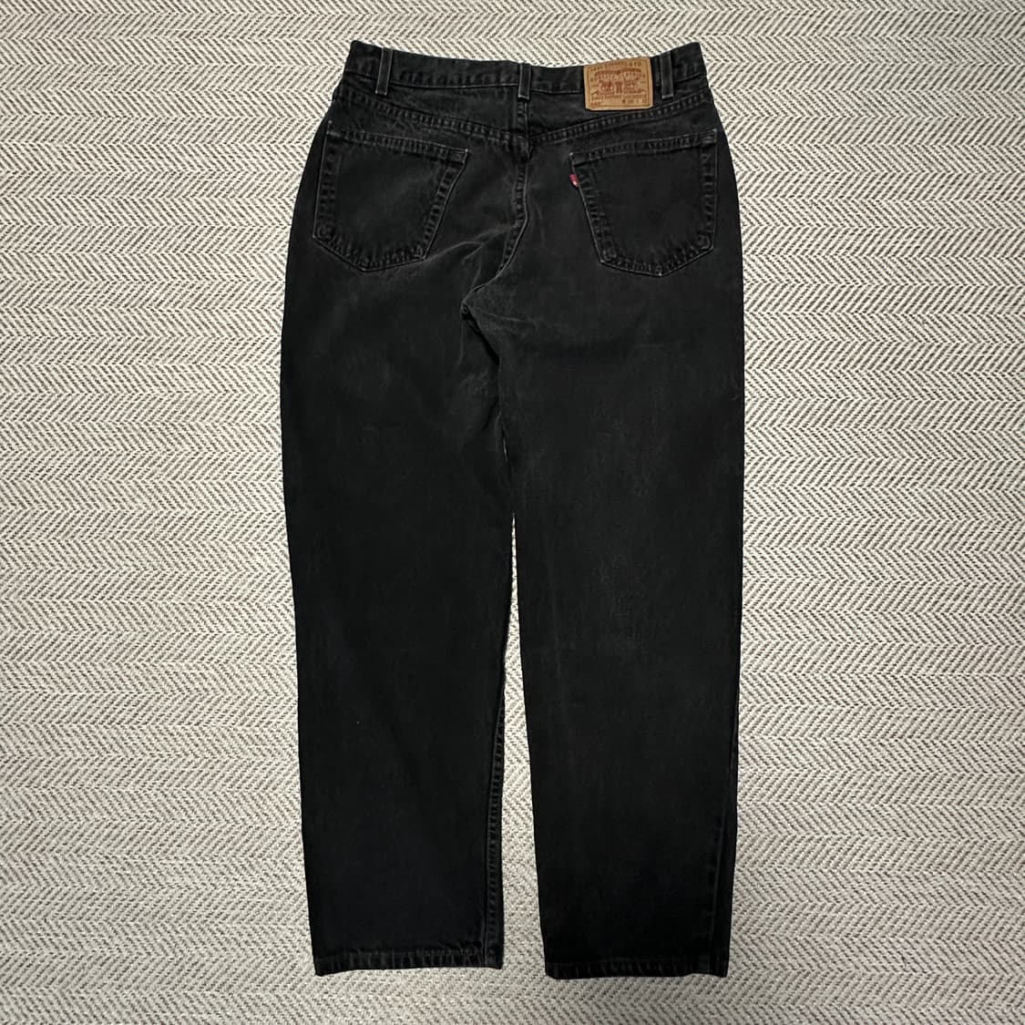 LEVI'S 550 90's usa made black jeans 상품이미지2