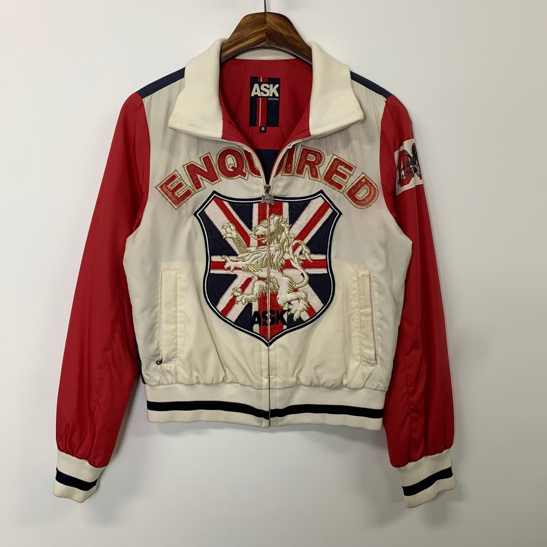 Ask y2k 와투케 새틴 바람막이 상품이미지2