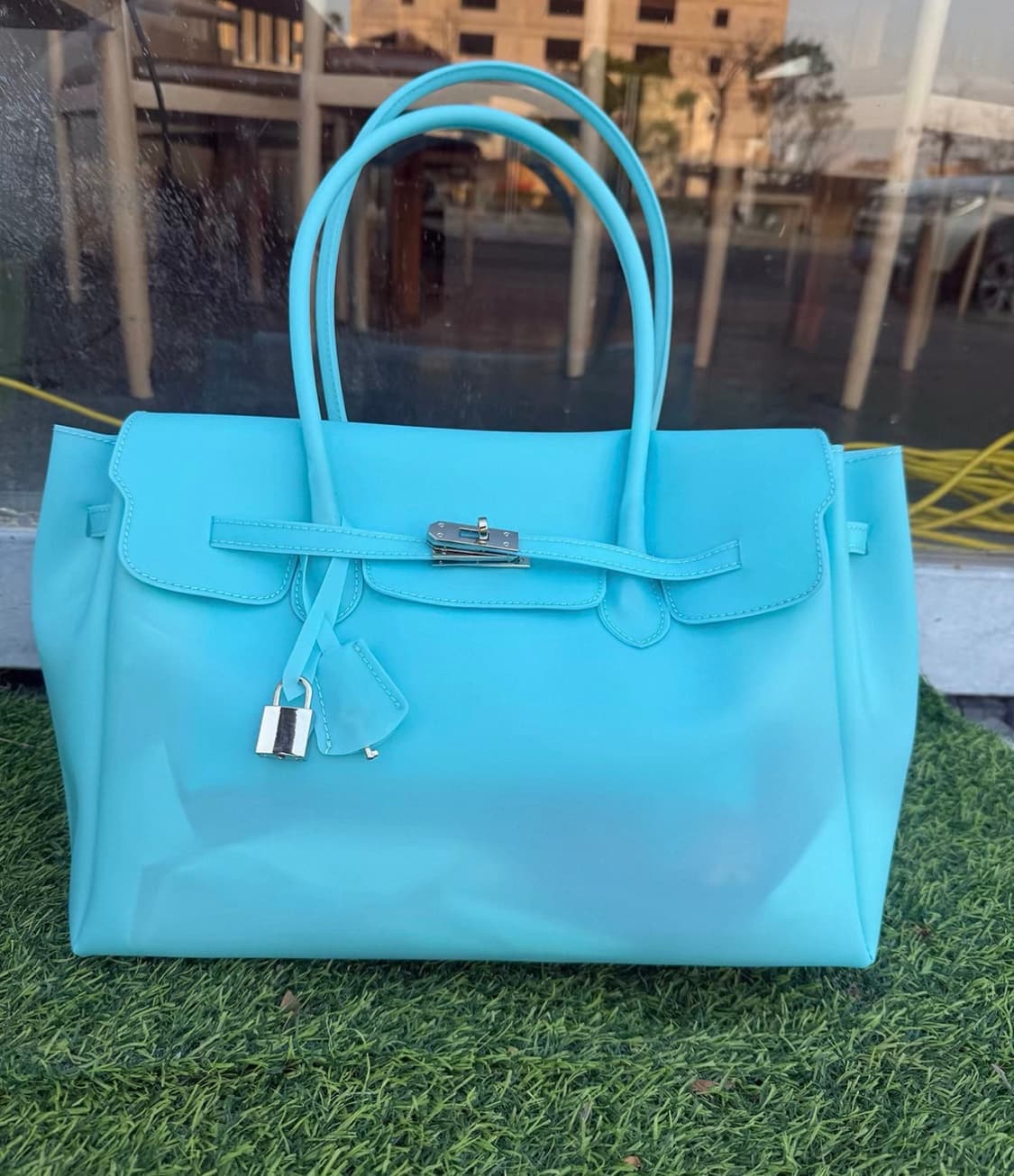 키키 젤리버킨백 블루 상품이미지1