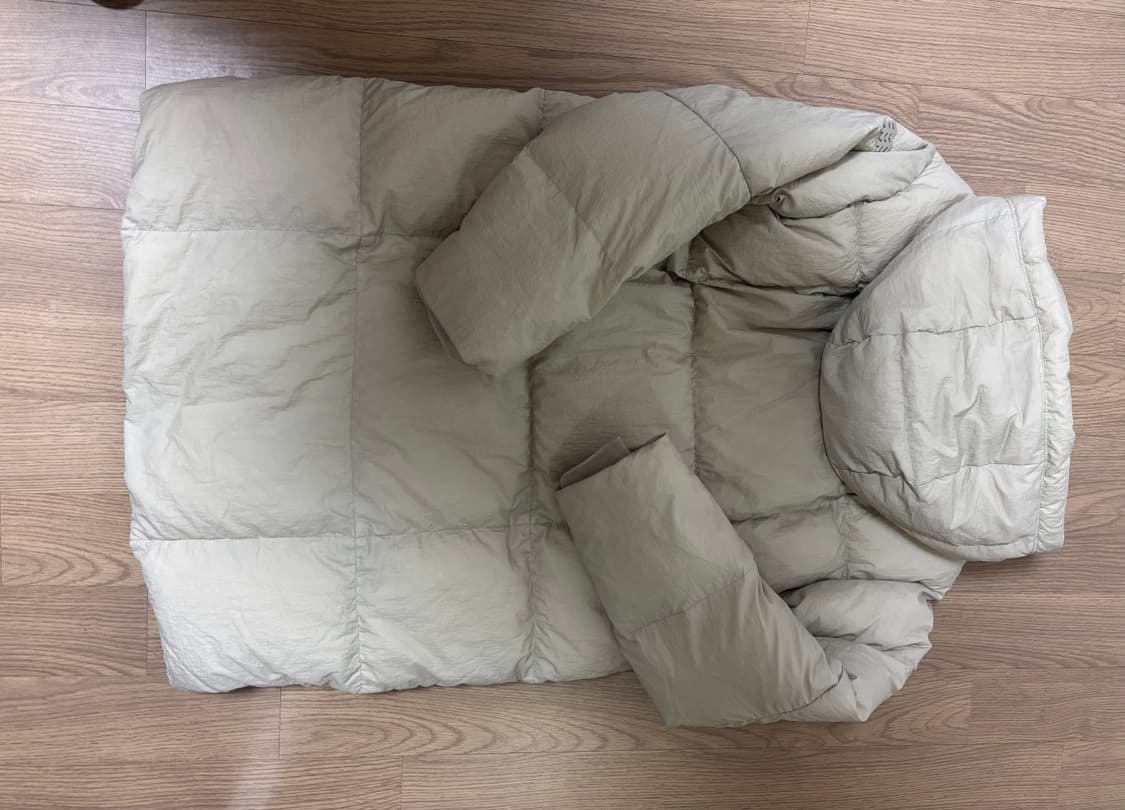 코오롱 뉴볼륨 롱패딩 그레이지색 남95 여100가능 상태최상 푸퍼야상패딩 상품이미지10