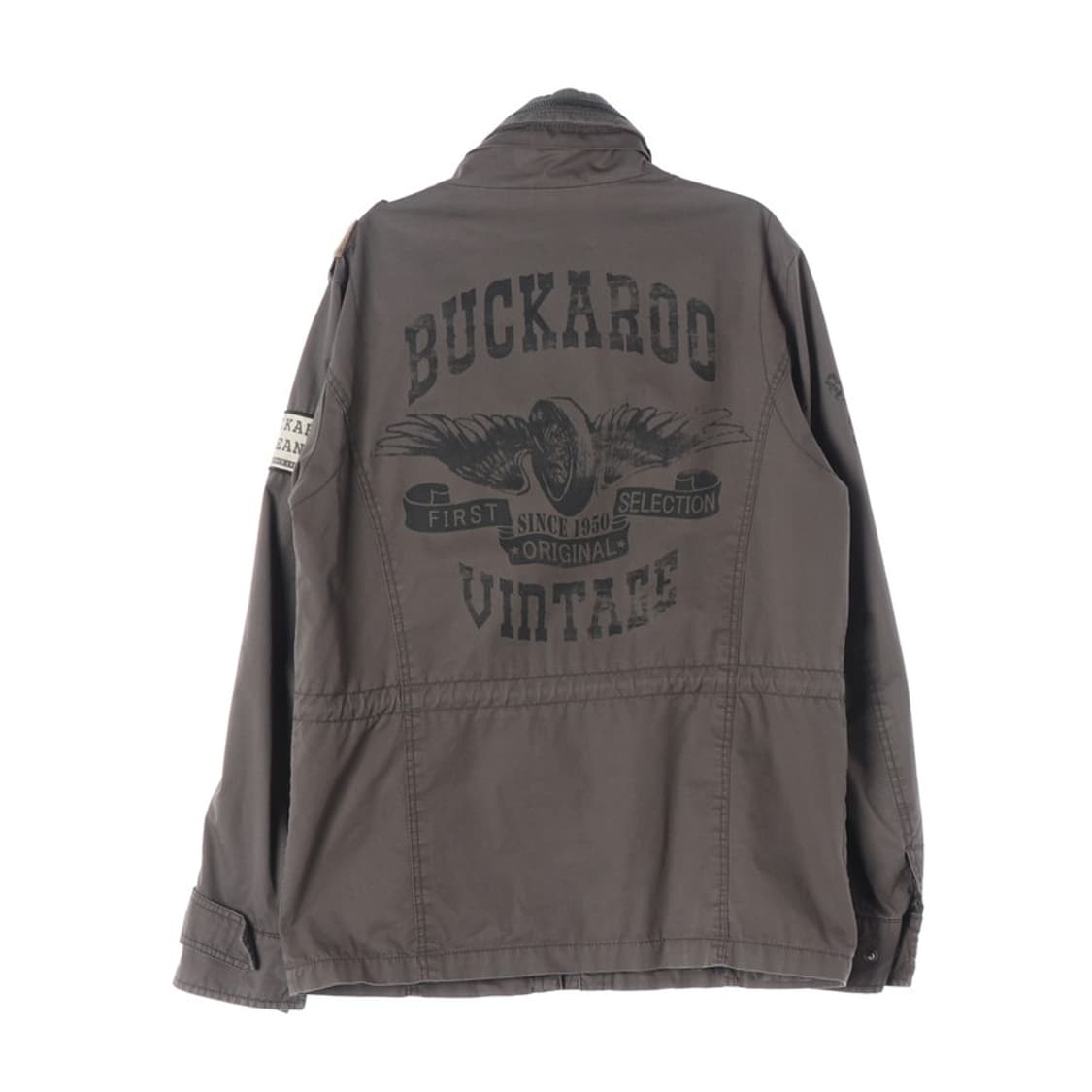버커루 빈티지 워싱 밀리터리 하이넥 야상 자켓 L 상품이미지2