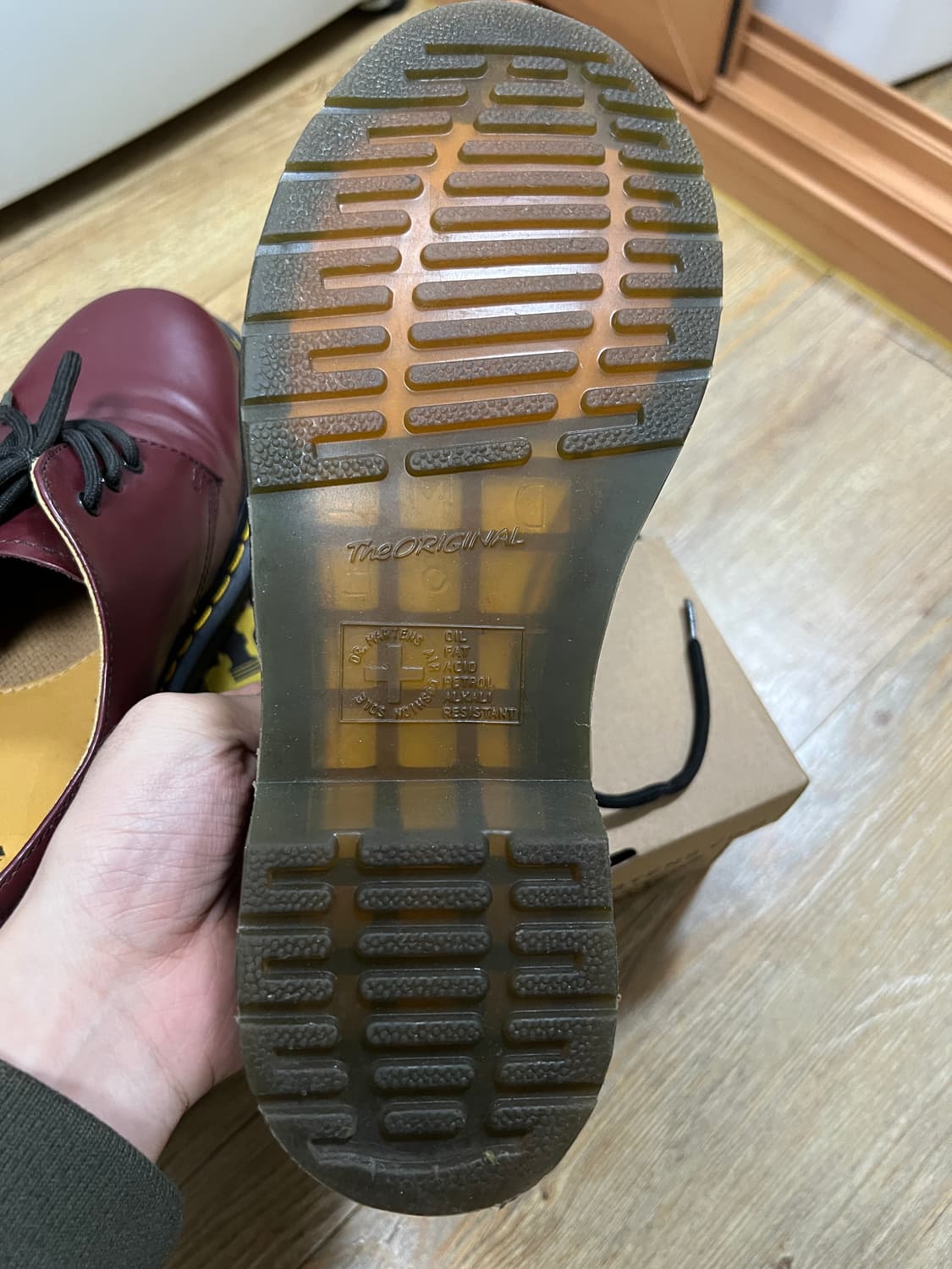 택포13) 닥터마틴 1461 체리레드 uk6 250~255 상품이미지4