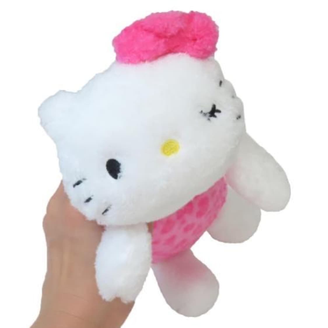 헬로키티 인형 필통 파우치 래오파드 핑크 상품이미지1