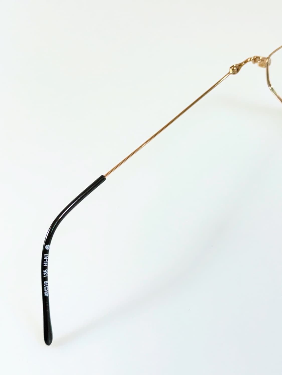 90s 서전 CARINO 골드 슬림 옥타곤 프레임 빈티지 안경 상품이미지7