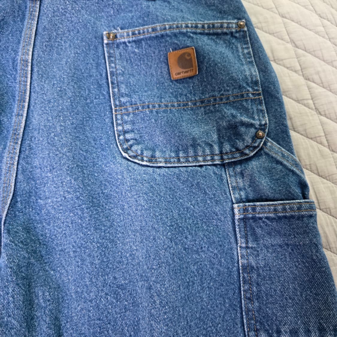 [40X30] 00s 칼하트 더블니 B73 DST 데님팬츠 굿컨디 B16 상품이미지6