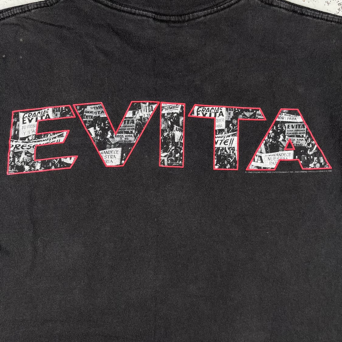 빈티지 Evita 1996 마돈나 반팔티 상품이미지6