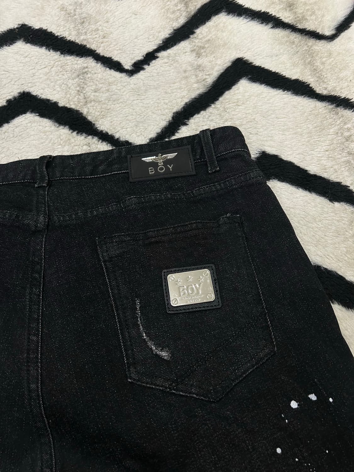 [34]Boy London 스컬 슬림핏 데님/흑청/스판 상품이미지4