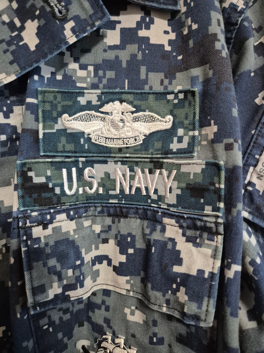미 해군 NWU I 상의 상품이미지2