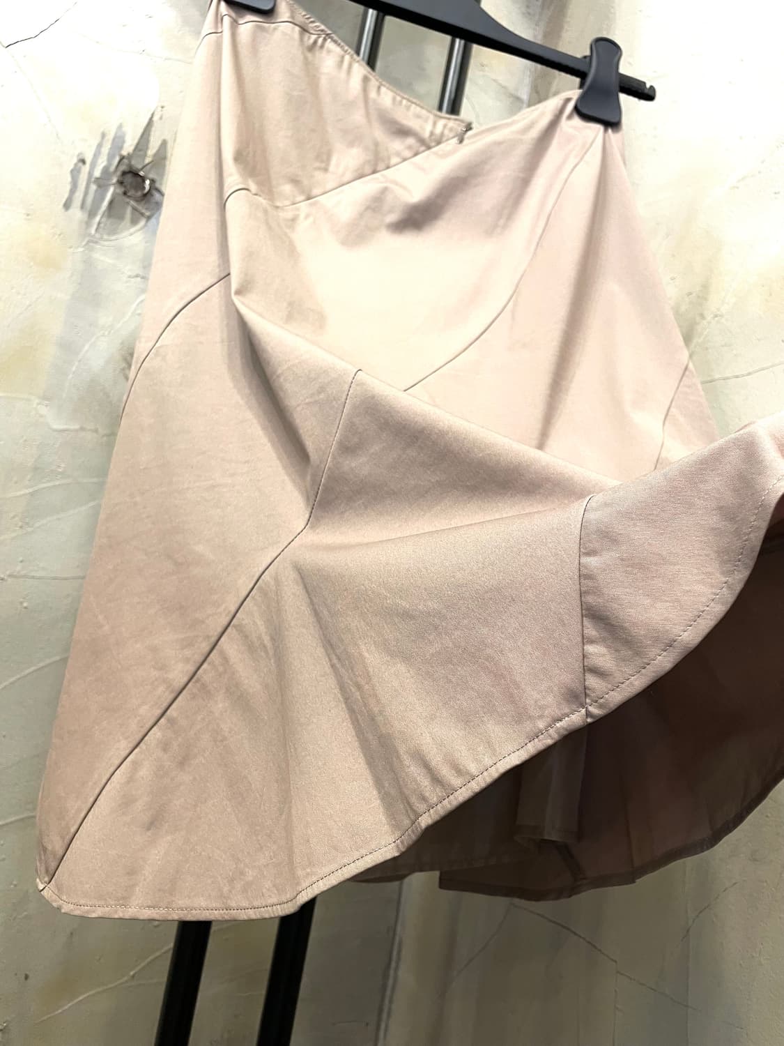 질샌더 나이론 면스판 도킹 플레어 스커트 55 상품이미지7