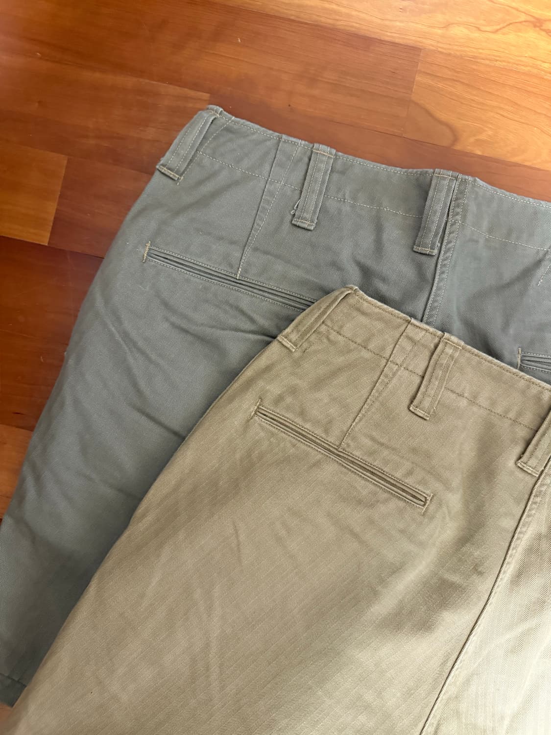 프리휠러스 m1942 CUT-LENGTH TROUSERS 카키베이지 상품이미지4