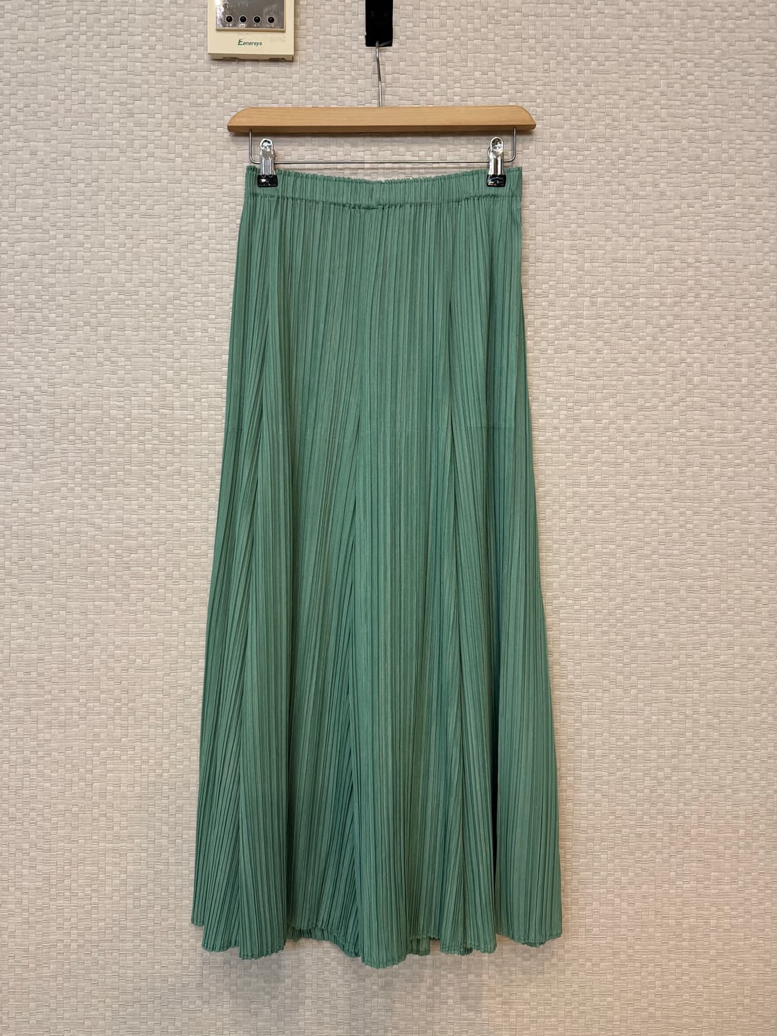 플리츠플리즈 멜로우 플리츠 팬츠 스틸 그린 상품이미지2