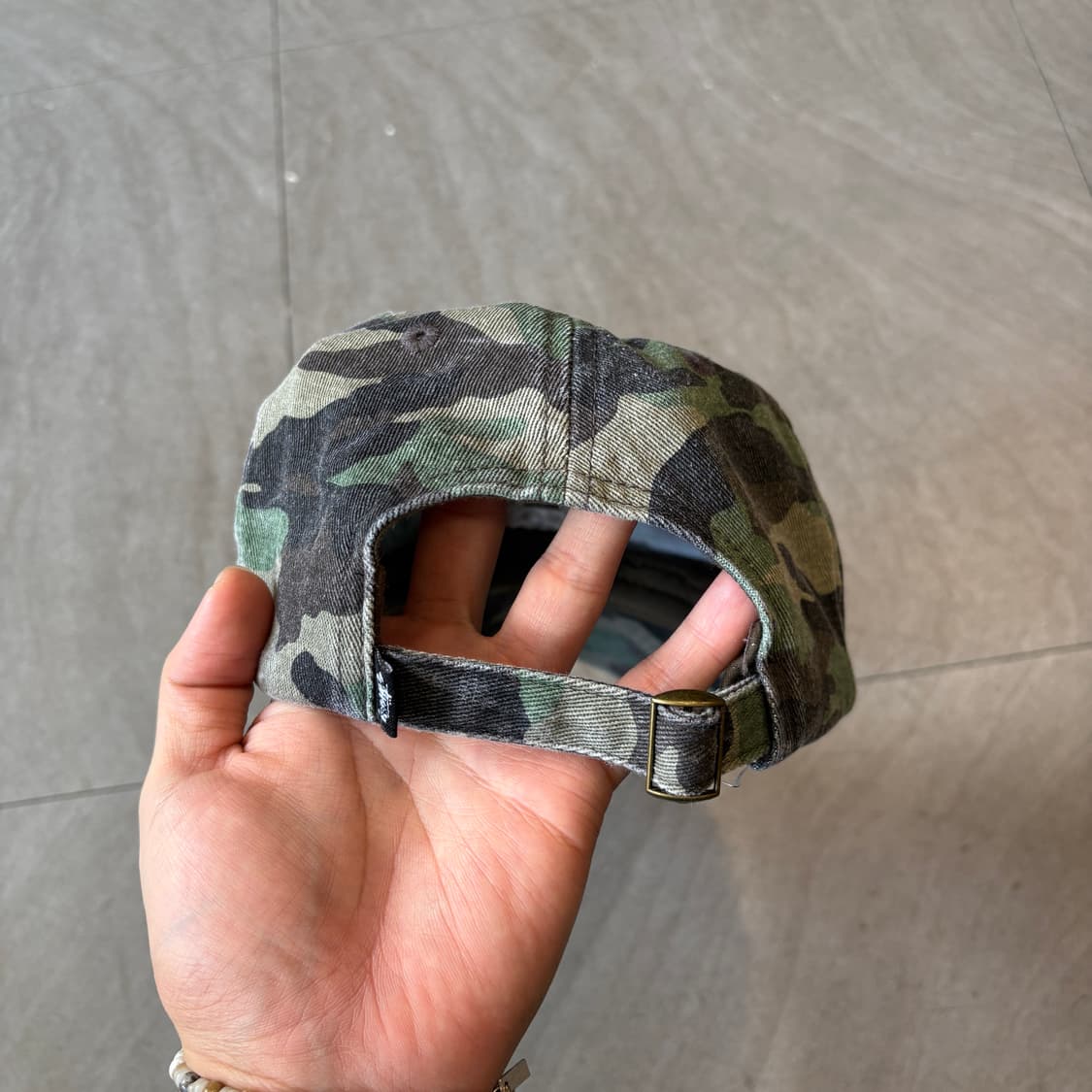 스투시 정품 카모 볼캡  모자 상품이미지3