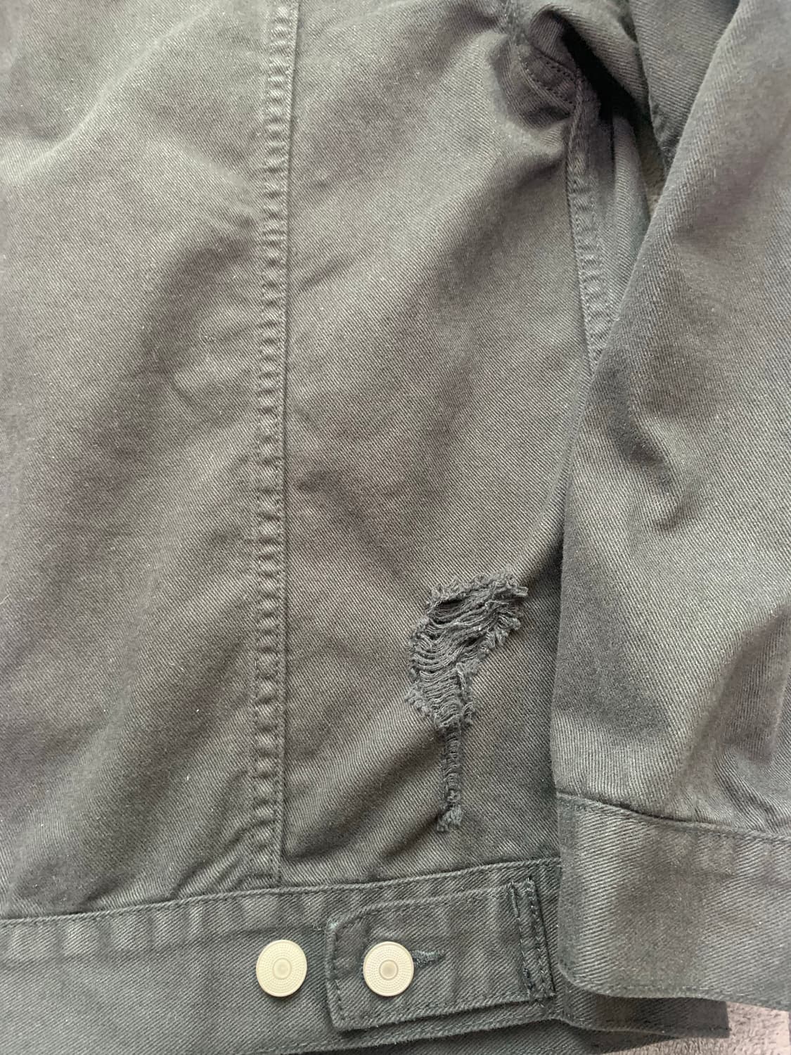 비바스튜디오 블랙 데님 자켓 M 상품이미지8