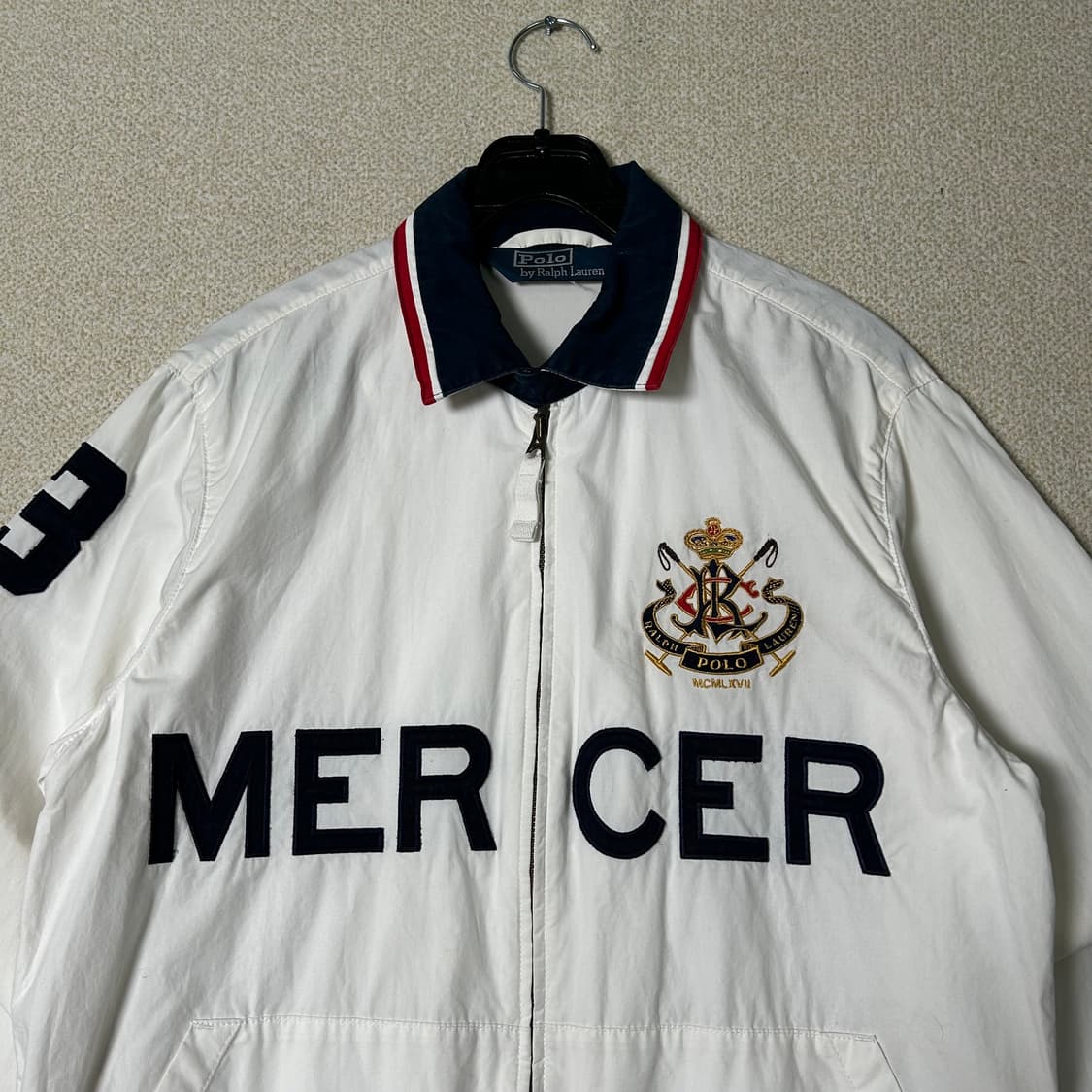  (S) 00s 폴로 랄프로렌 화이트  스윙톱 자켓 상품이미지3