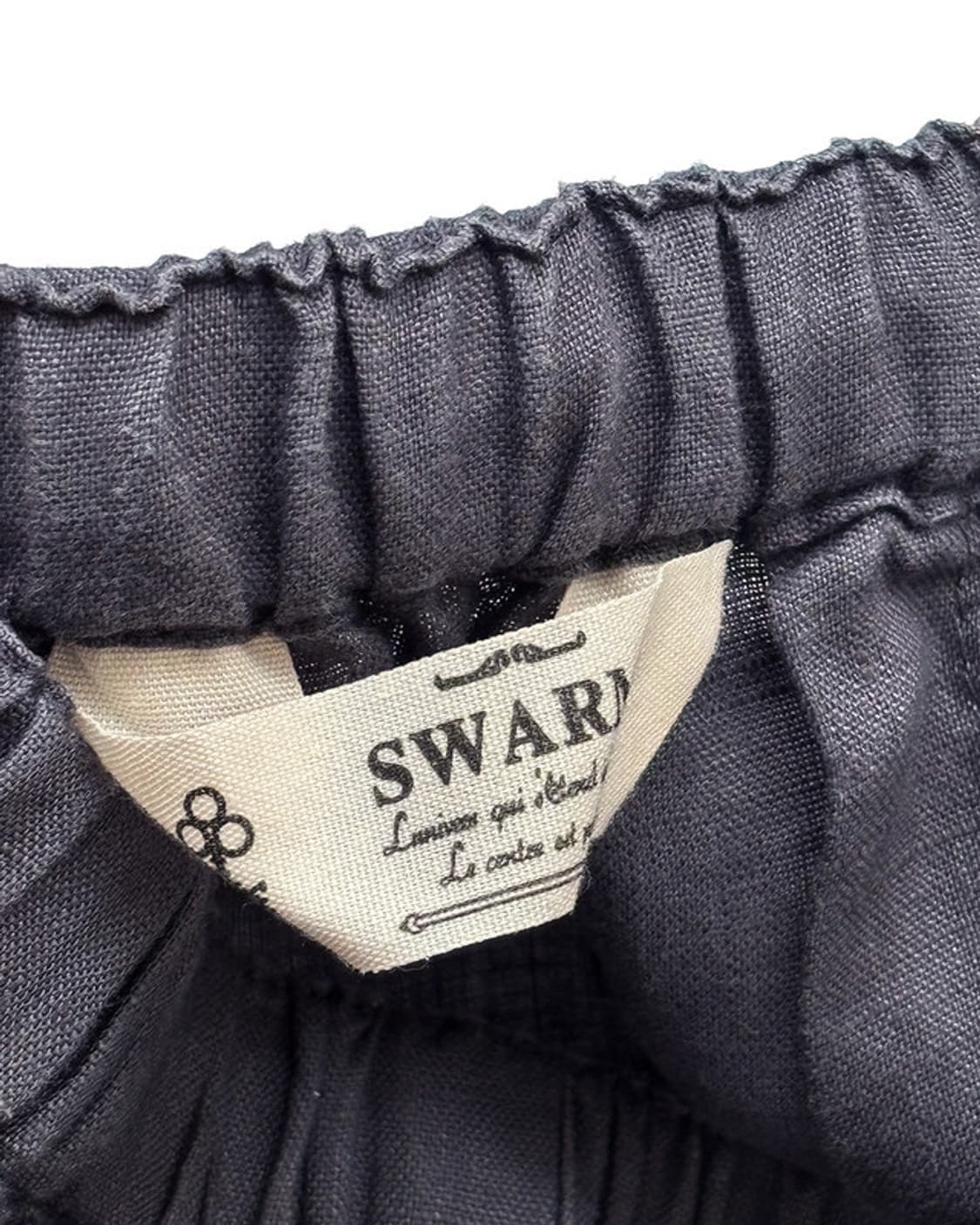 SWARM mellow grey tuck linen skirt 상품이미지9