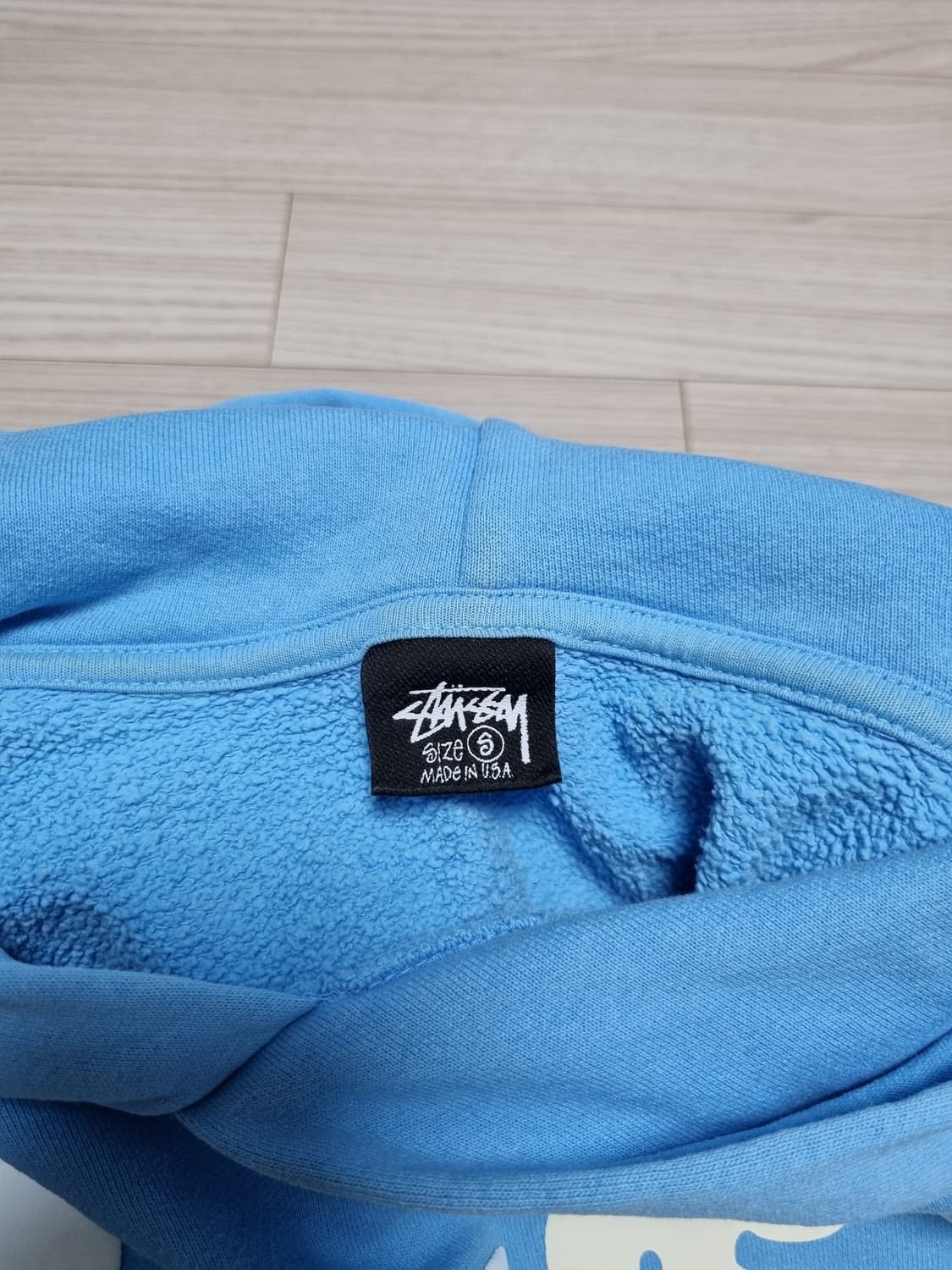 스투시 x CPFM 피그먼트 다이드 후드 블루 상품이미지3