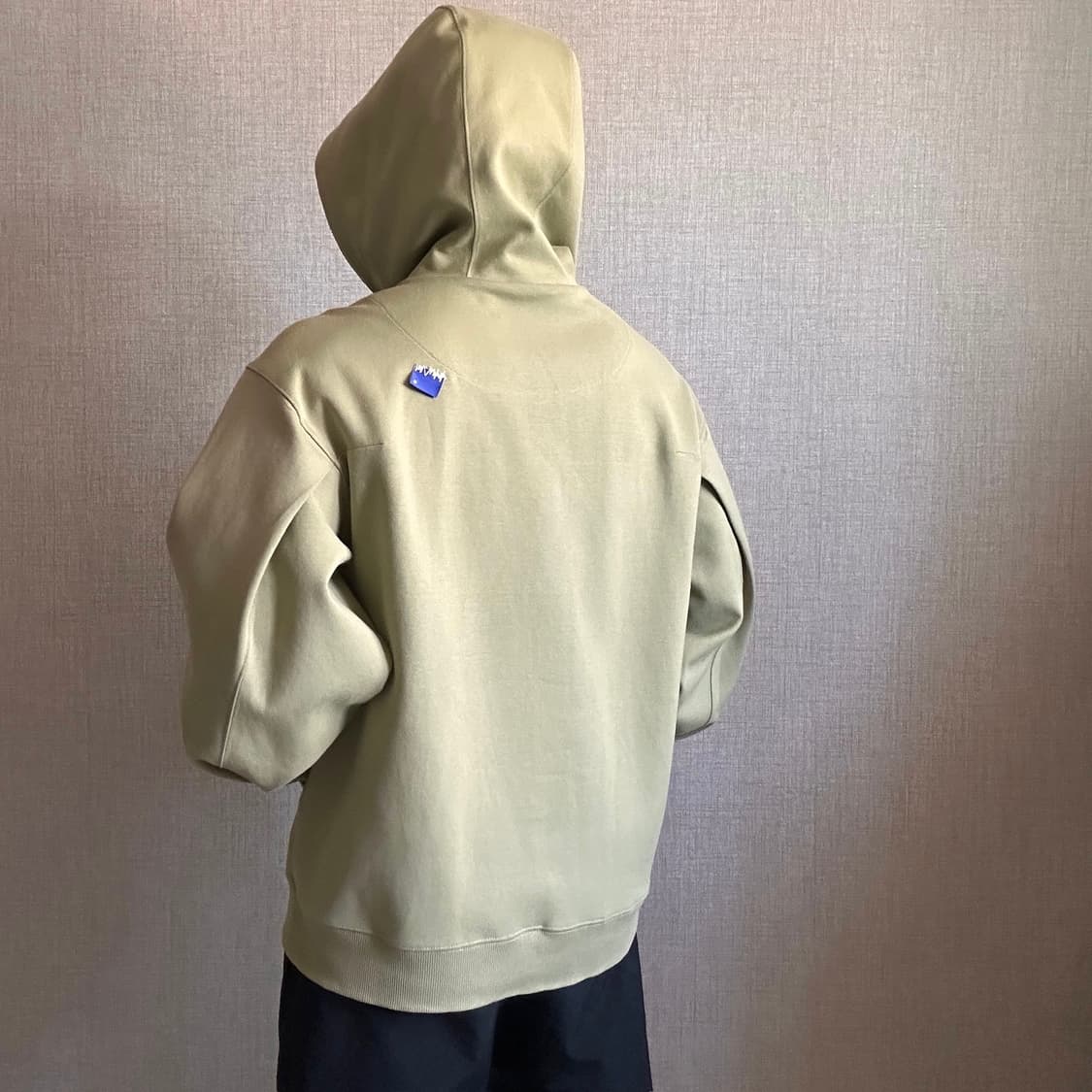 Ader Error x Zara 라이트 그린 자수 후드티 상품이미지4