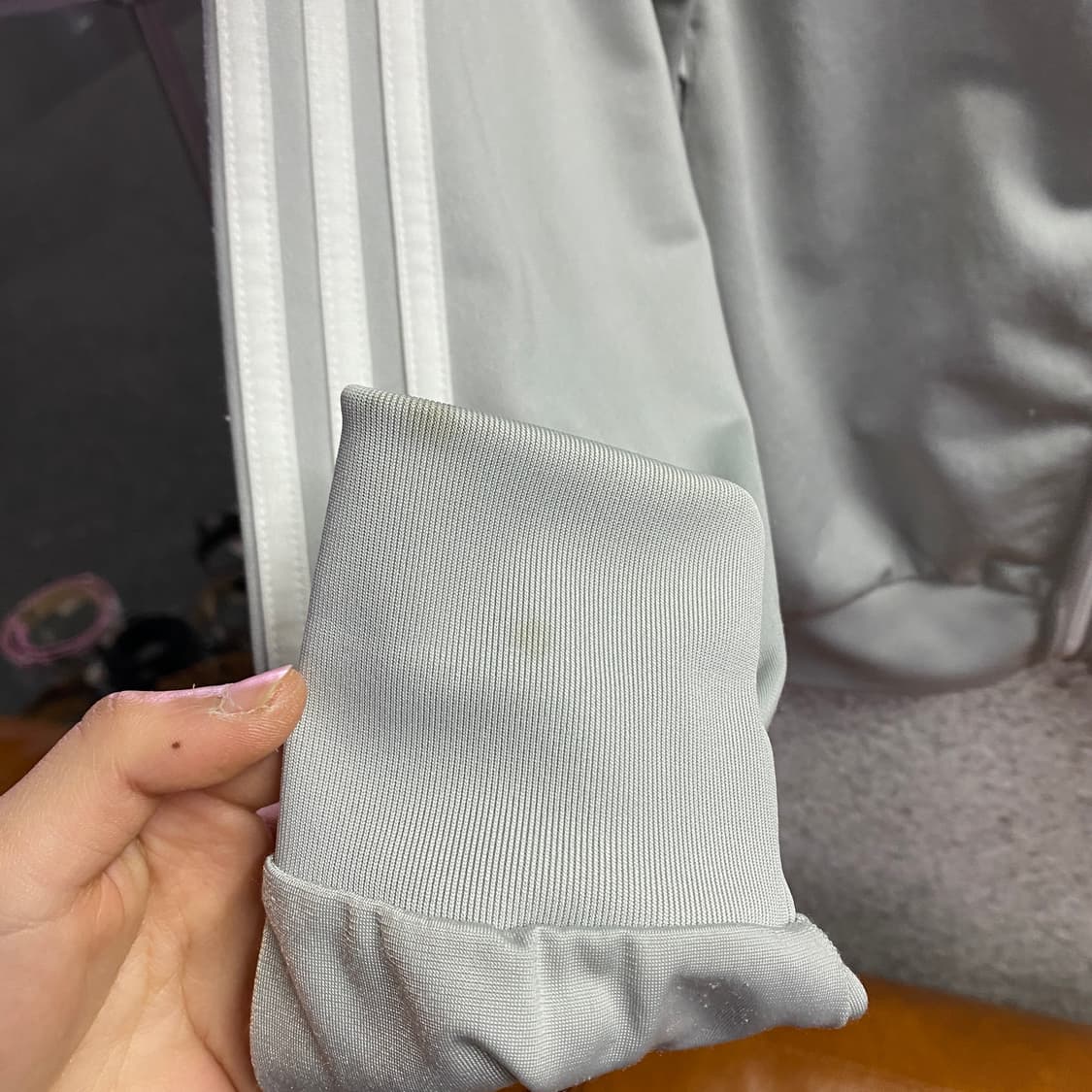 아디다스 아디컬러 클래식 파이어버드 실버 그레이 트랙탑 져지 B4350 상품이미지7