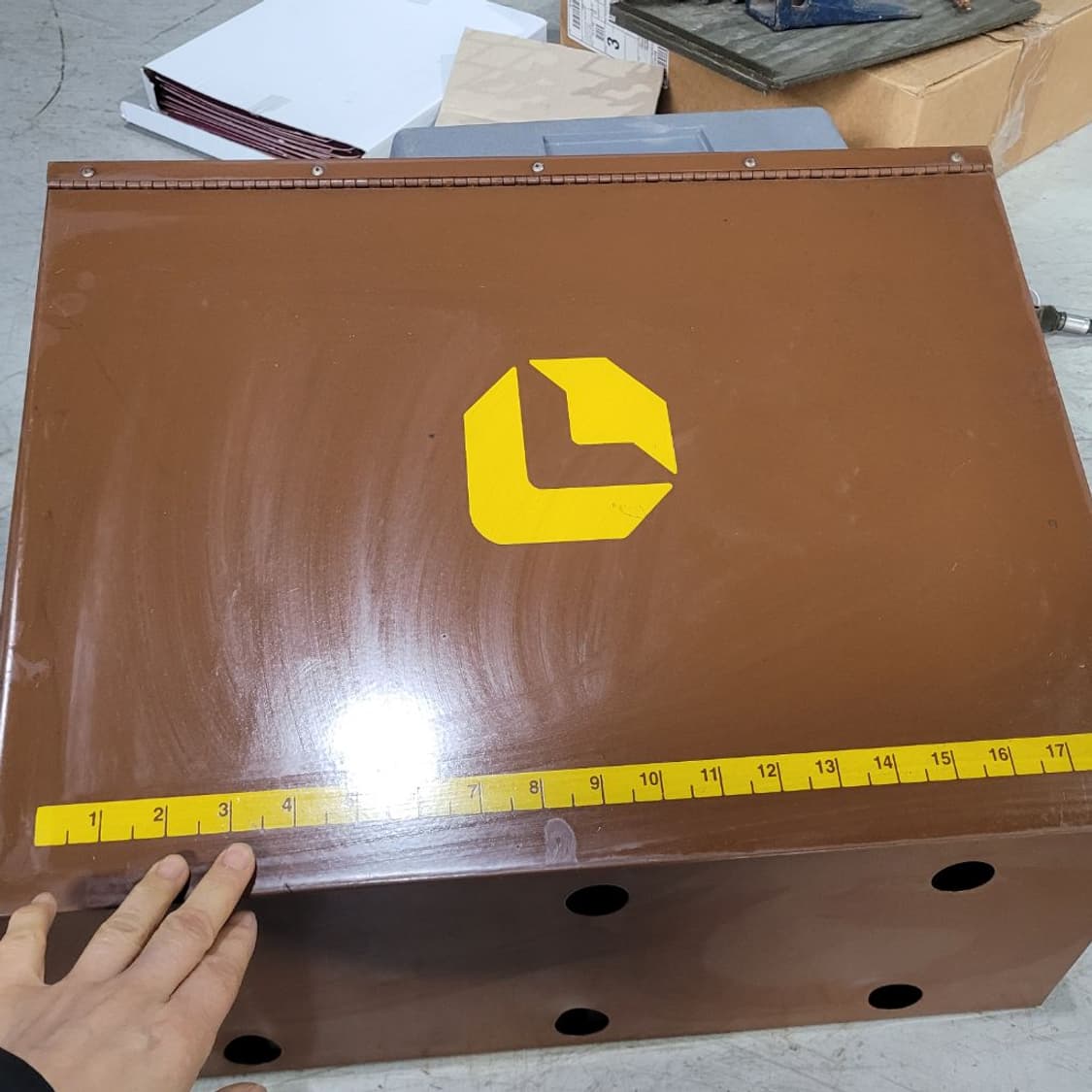 미 빈티지 강철박스 상품이미지4