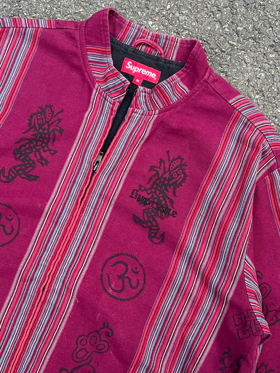 supreme 18ss Woven Batik Jacket (Purple) 상품이미지3