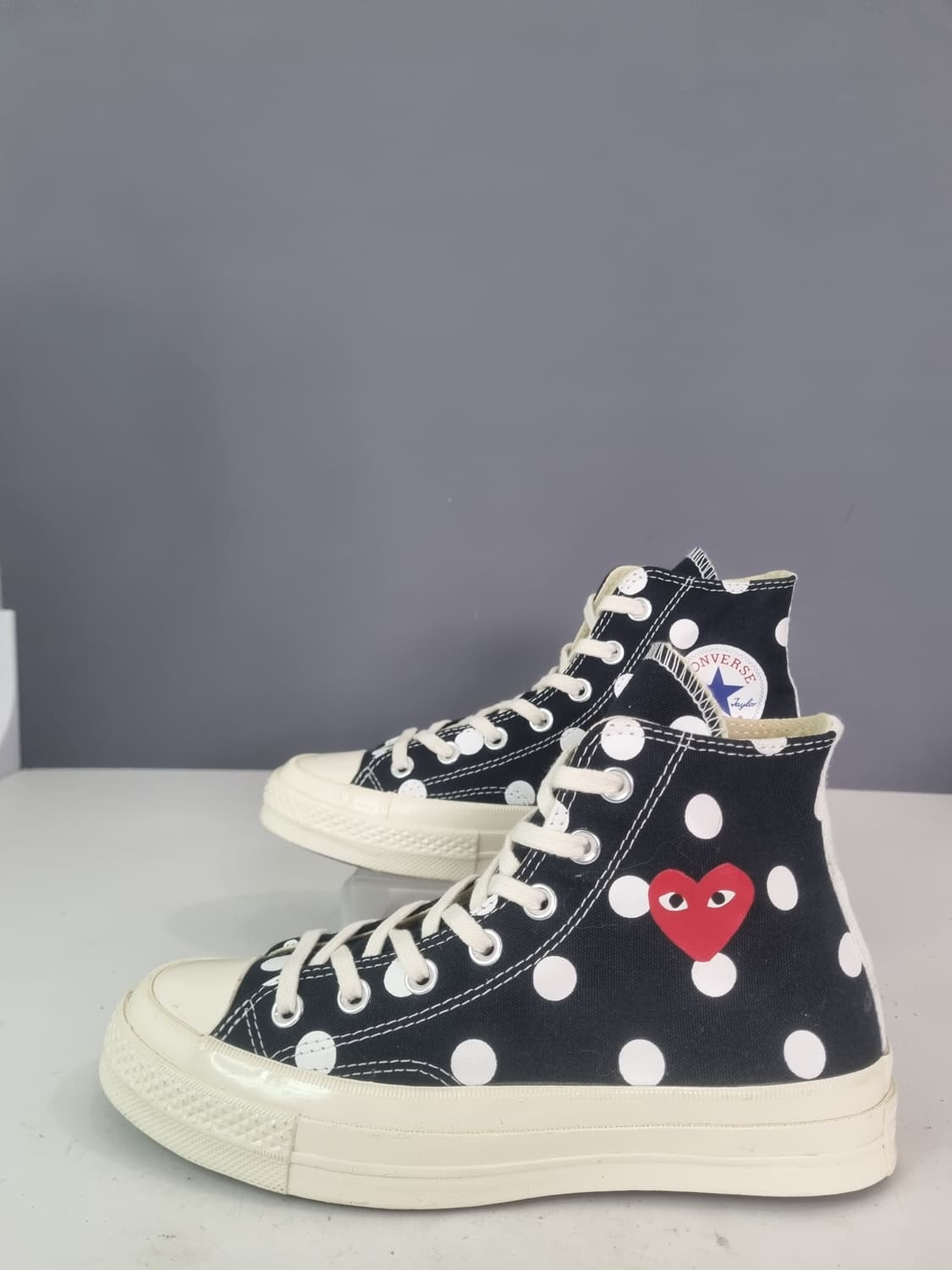 240 꼼데가르송 컨버스 도트 하이 상품이미지2