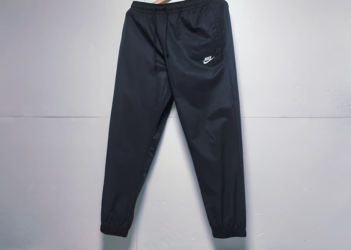 남성XL 2025 나이키 에센셜 언라인드 커프 우븐 팬츠 바지 블랙 검정 상품이미지2