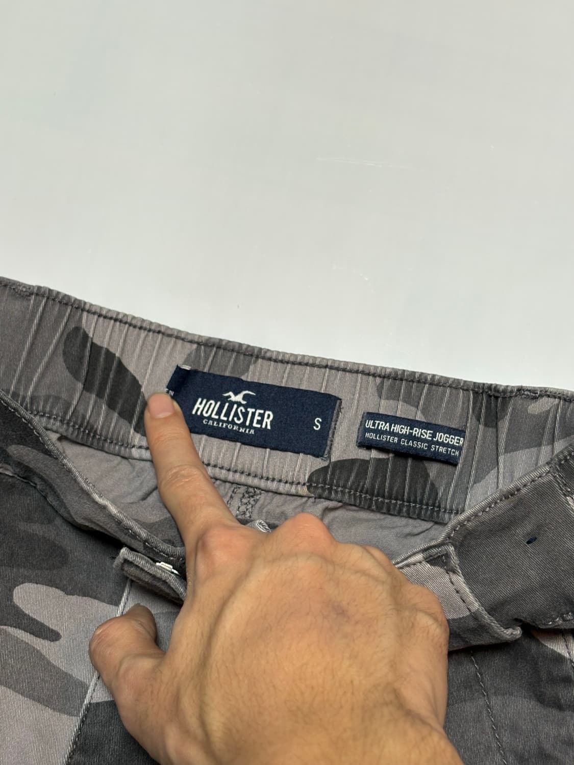 홀리스터 카모 카고 조거 팬츠 S 상품이미지3