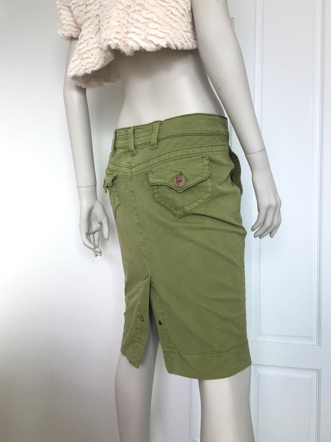 Italy Miss-Sixty60 Vintage Green Skirt 상품이미지1