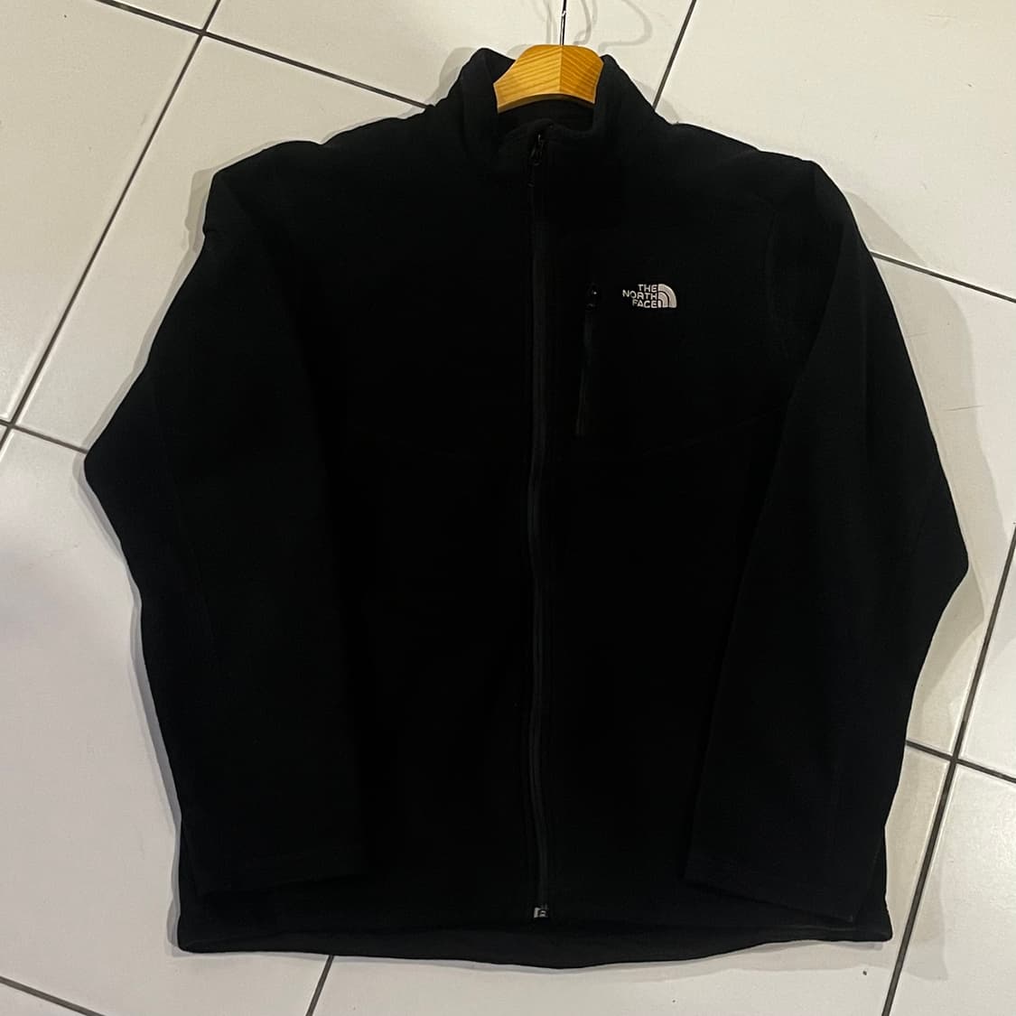 노스페이스 블랙 플리스 집업 상품이미지1
