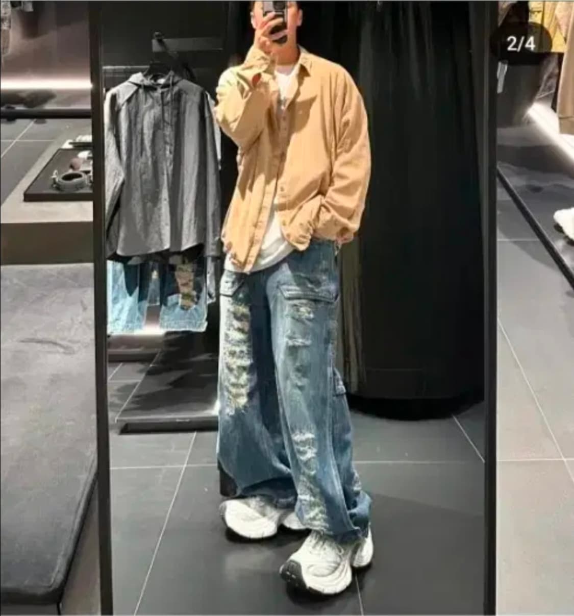 준지 24FW 웨스턴 팬츠 48사이즈 상품이미지1