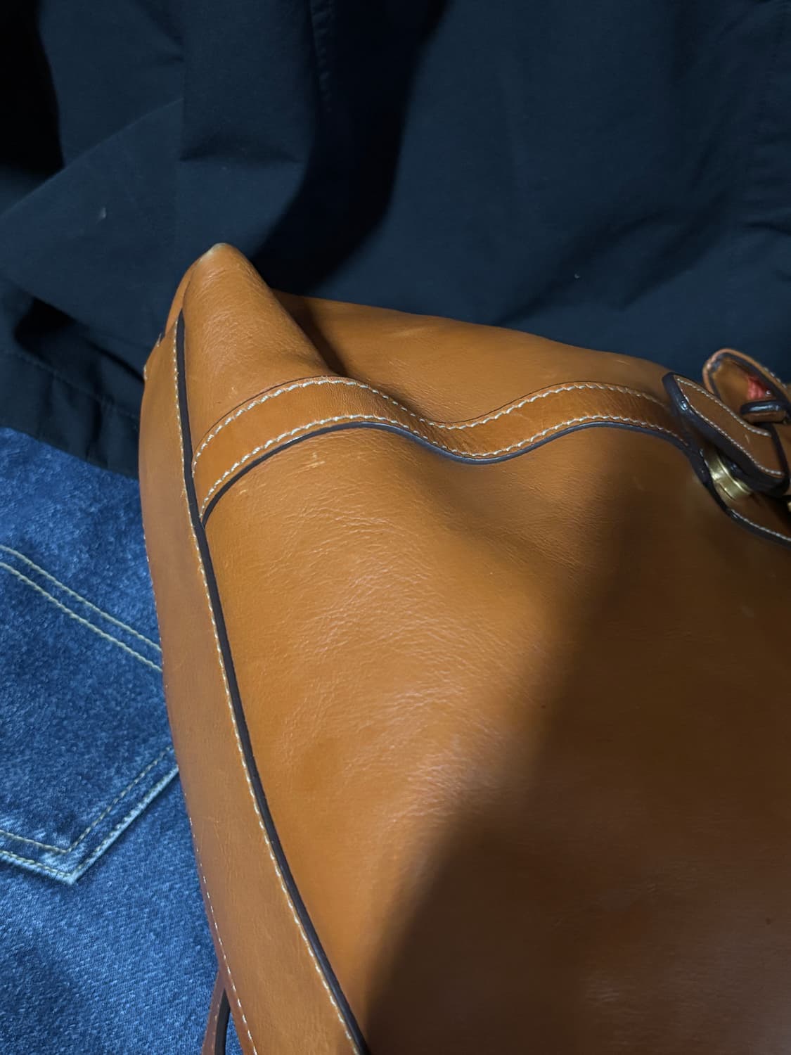 vintage bean pole stand leather bags  상품이미지9