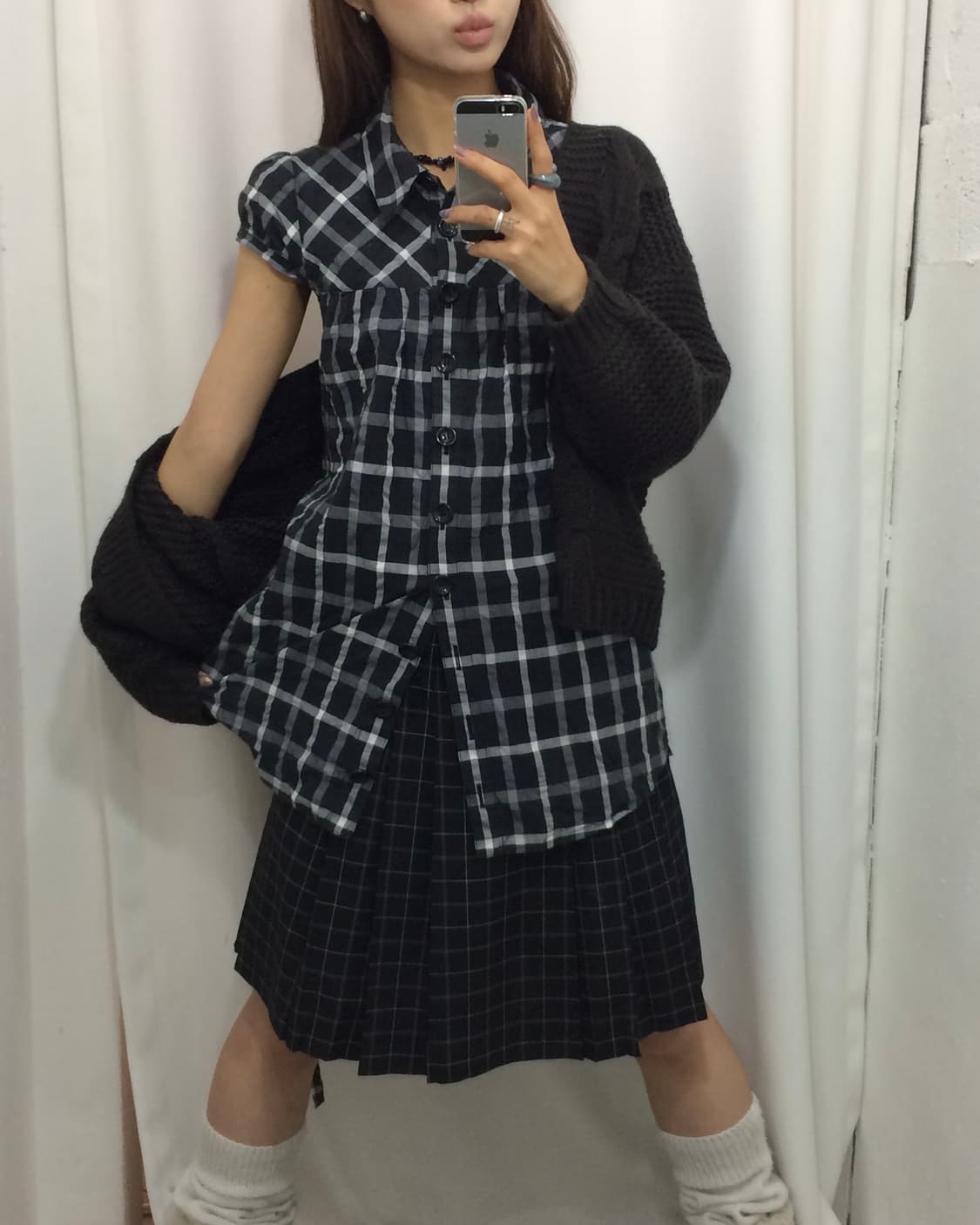 🕸️쁘띠 체크 코디 🕸️ 상품이미지4