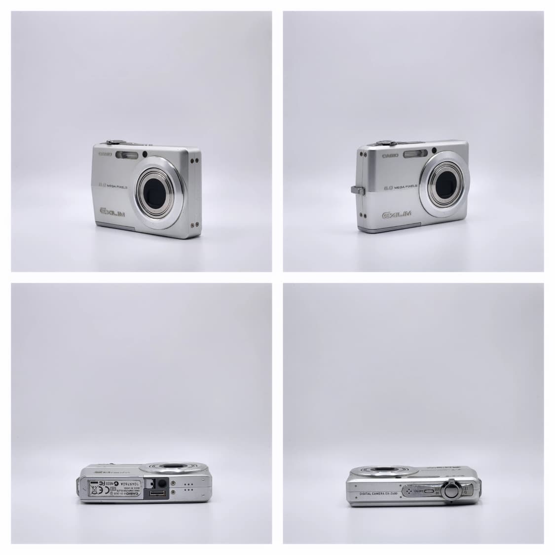 작례⭕️ 최저가✨️ 카시오 EXILIM EX-Z600 실버 디지털 카메라 상품이미지3