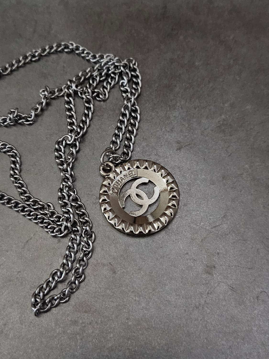 67 샤넬 빈티지 정품 목걸이 업사이클링 써지컬체인 상품이미지2