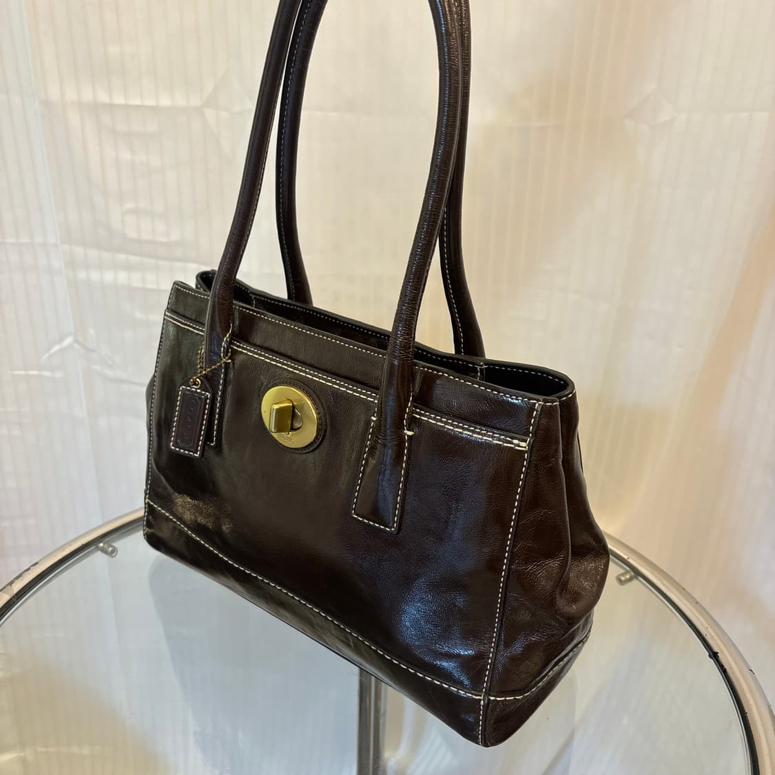 정품 코치 스티치 숄더백   상품이미지4