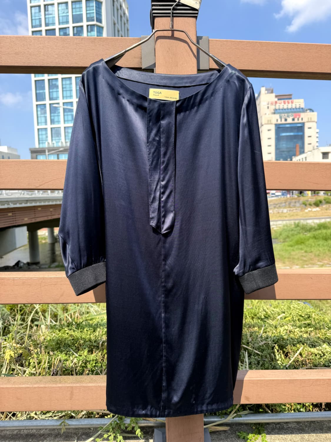 Toga Pulla Navy Dress (Made In Japan) 상품이미지2
