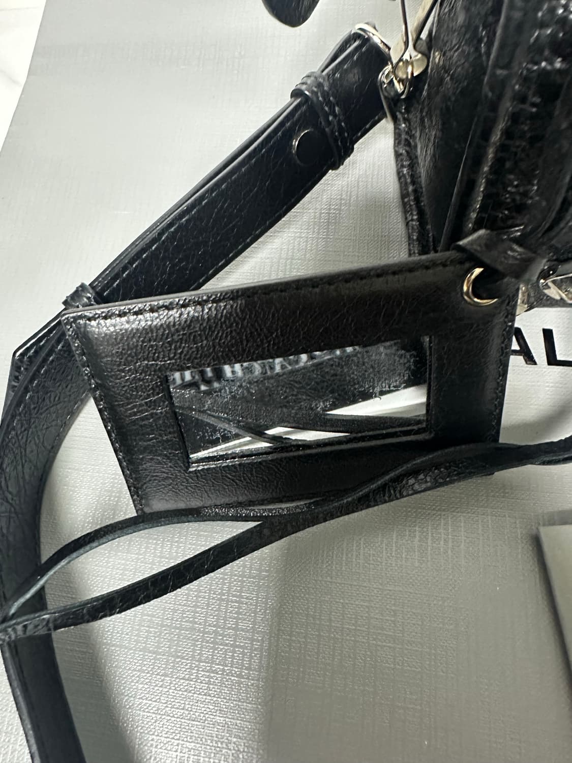 [SA급 정품] 발렌시아가 시티 모터백 미니 블랙 상품이미지7